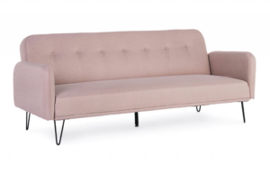 Rozkładana sofa Bridjet w kolorze różowym